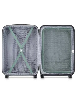 Delsey - Air Armour 68 Expandable - Ljusgrön resväska expanderbar