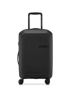 Delsey - Anvers Val Tr Sl Ext 4dr 55 - Svart matt expanderbar resväska