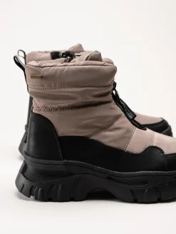 Duffy - Beige fodrade nylonboots