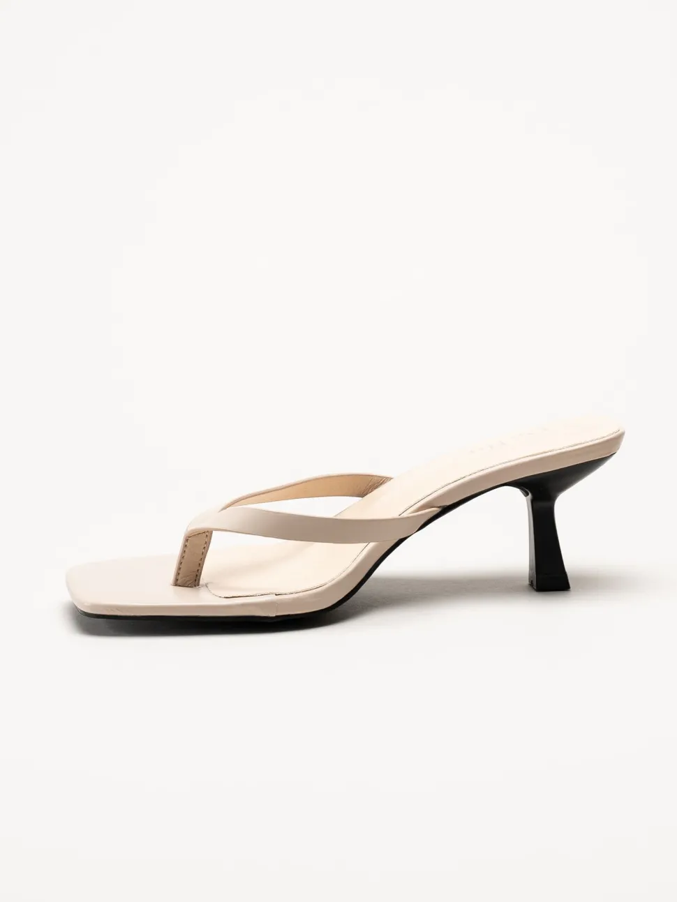 Duffy - Beige mules med tårem