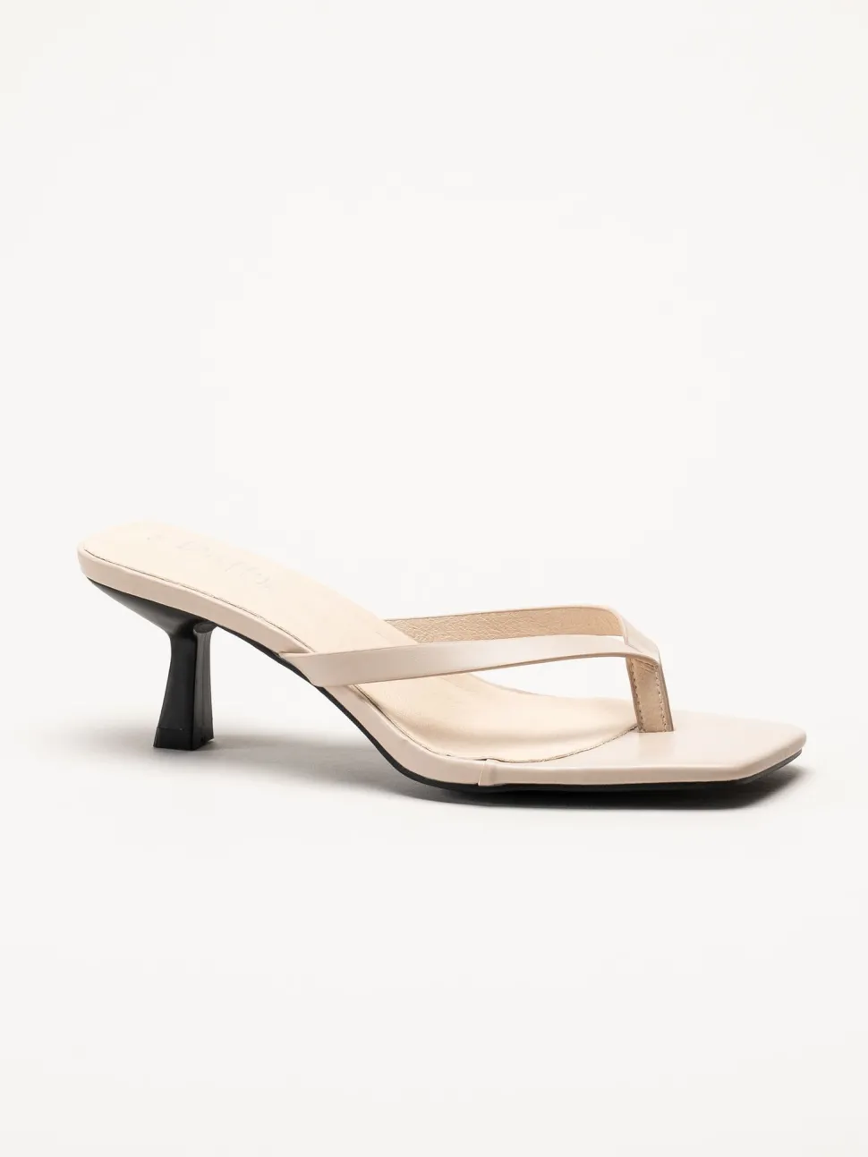 Duffy - Beige mules med tårem