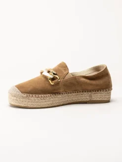 Duffy - Camel färgade espadriller