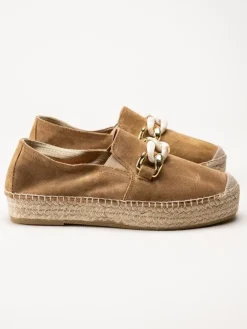Duffy - Camel färgade espadriller