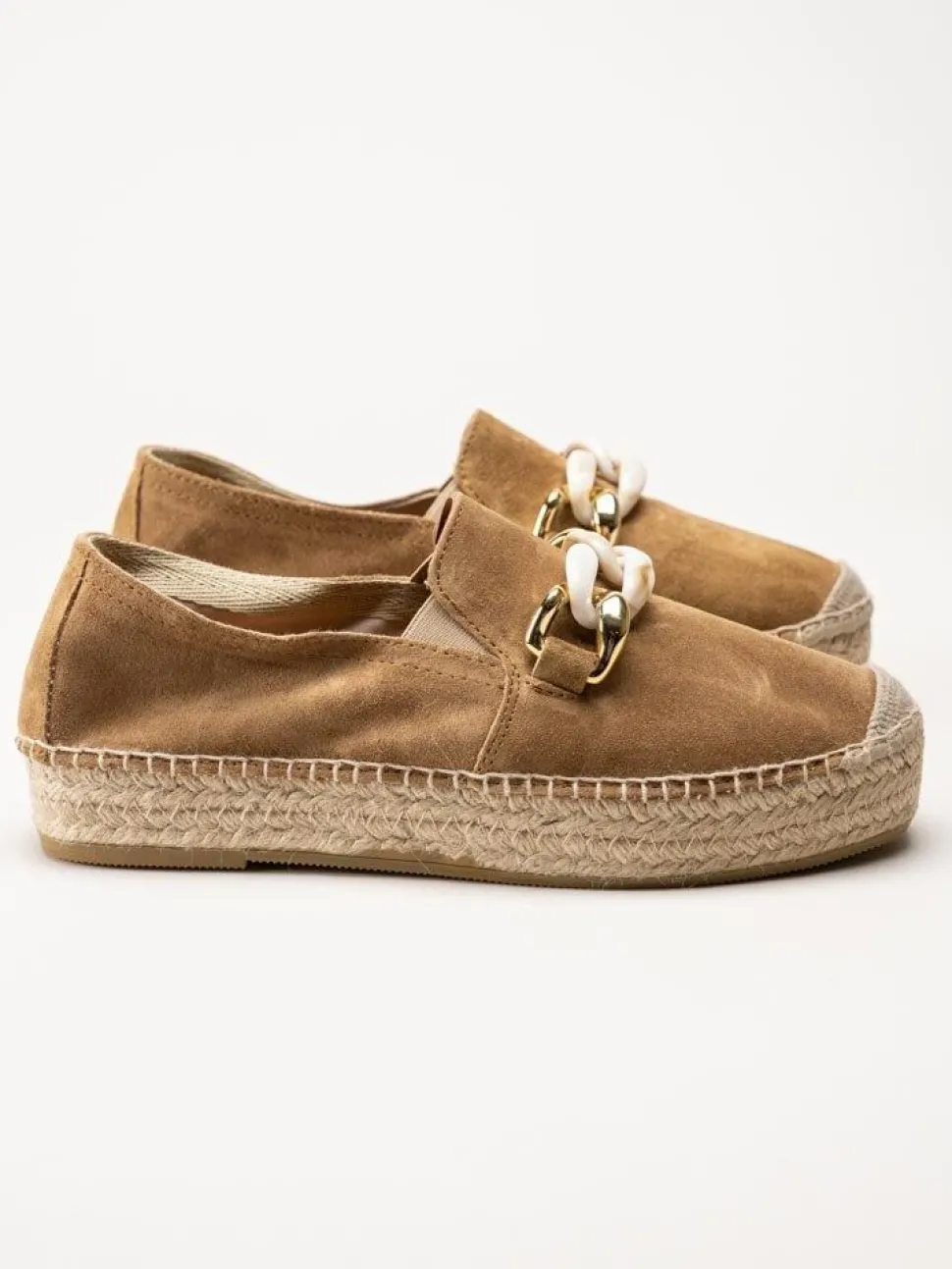Duffy - Camel färgade espadriller