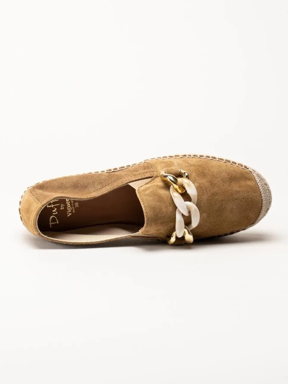 Duffy - Camel färgade espadriller