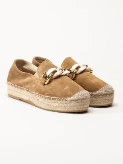 Duffy - Camel färgade espadriller