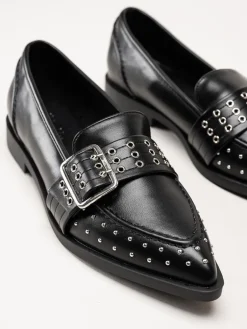 Duffy - Fulgatore Otto - Svarta loafer med dekornitar
