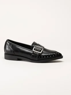 Duffy - Fulgatore Otto - Svarta loafer med dekornitar