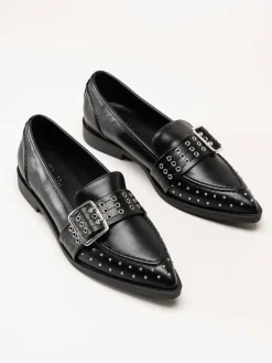 Duffy - Fulgatore Otto - Svarta loafer med dekornitar