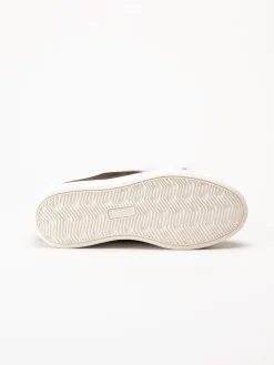 Duffy - Leuca Uno - Mörkbruna sneakers i mocka