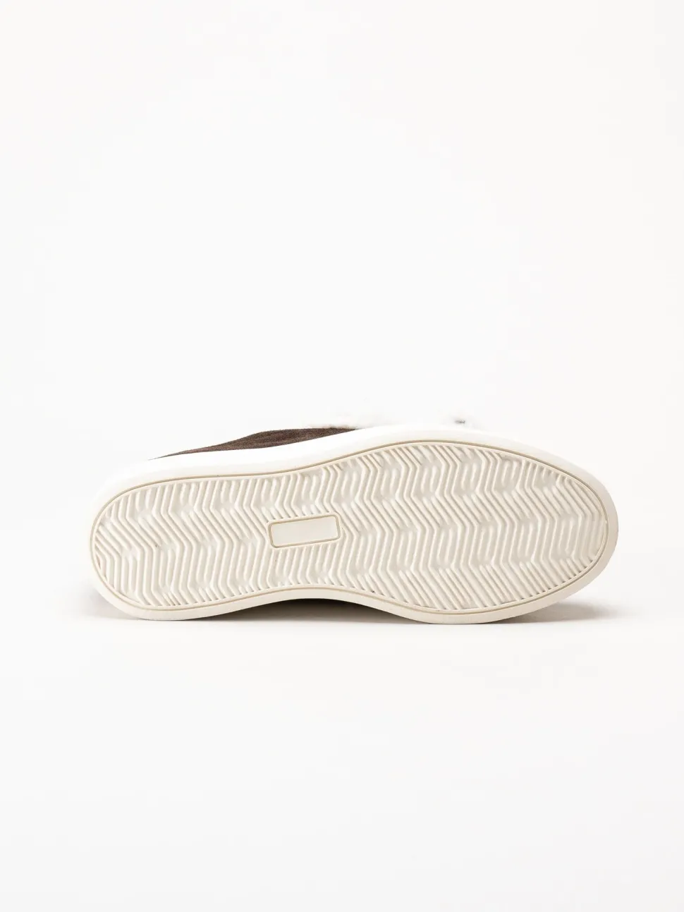 Duffy - Leuca Uno - Mörkbruna sneakers i mocka