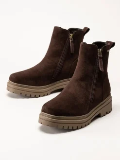 Duffy - Marcellina Tre - Mörkbruna fodrade boots