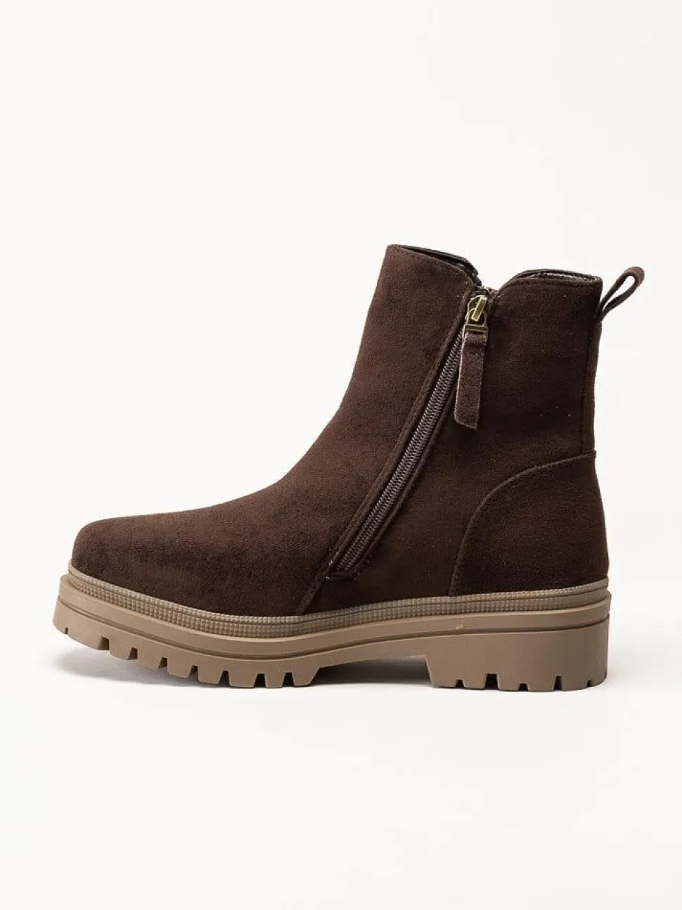 Duffy - Marcellina Tre - Mörkbruna fodrade boots
