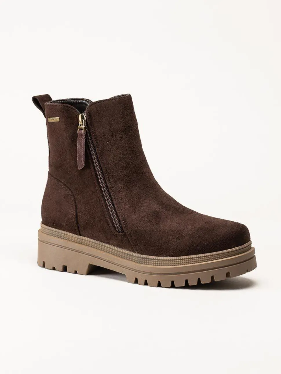 Duffy - Marcellina Tre - Mörkbruna fodrade boots