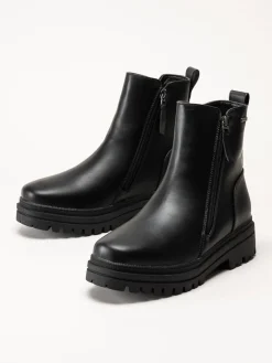 Duffy - Marcellina Tre - Svarta fodrade boots
