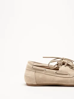Duffy - Maucini Due - Beige loafers i mocka