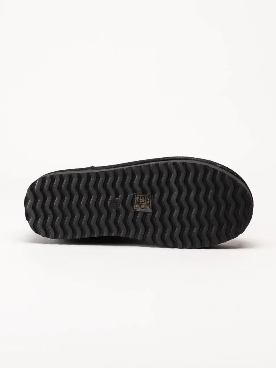 Duffy - Svarta fodrade boots i mocka