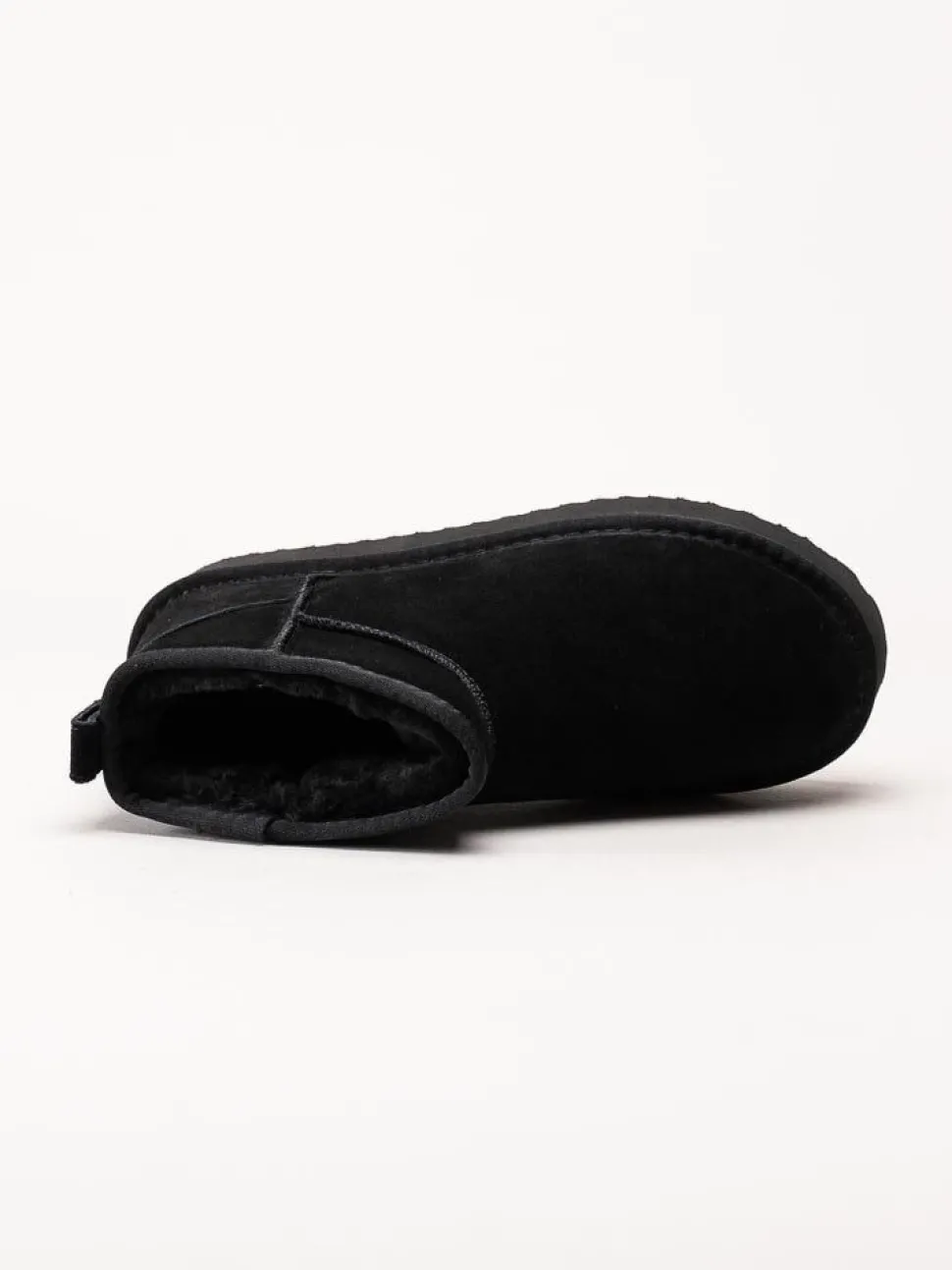 Duffy - Svarta fodrade boots i mocka