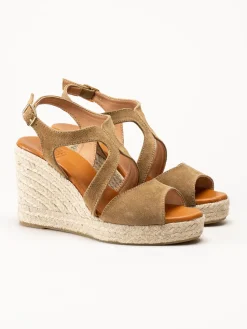 Effortless - Ljusbruna sandaletter