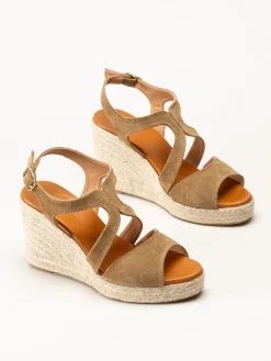 Effortless - Ljusbruna sandaletter