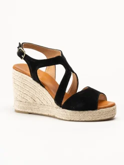 Effortless - Svarta sandaletter