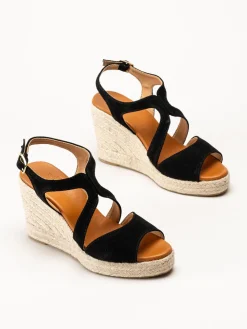 Effortless - Svarta sandaletter