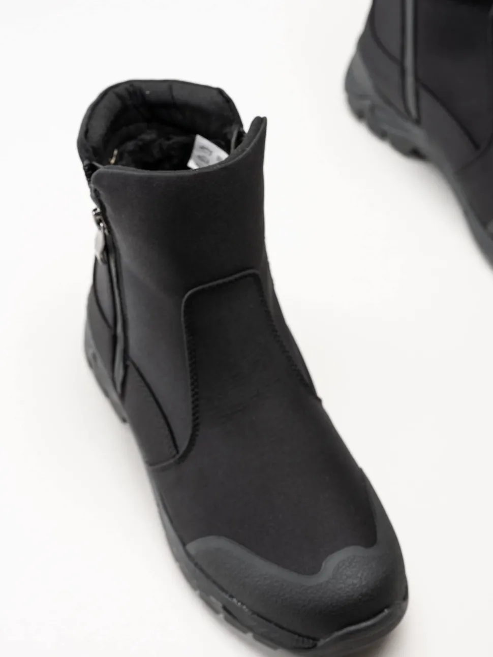 Eskimo - Bedford Studs - Svarta fodrade boots med dubbar