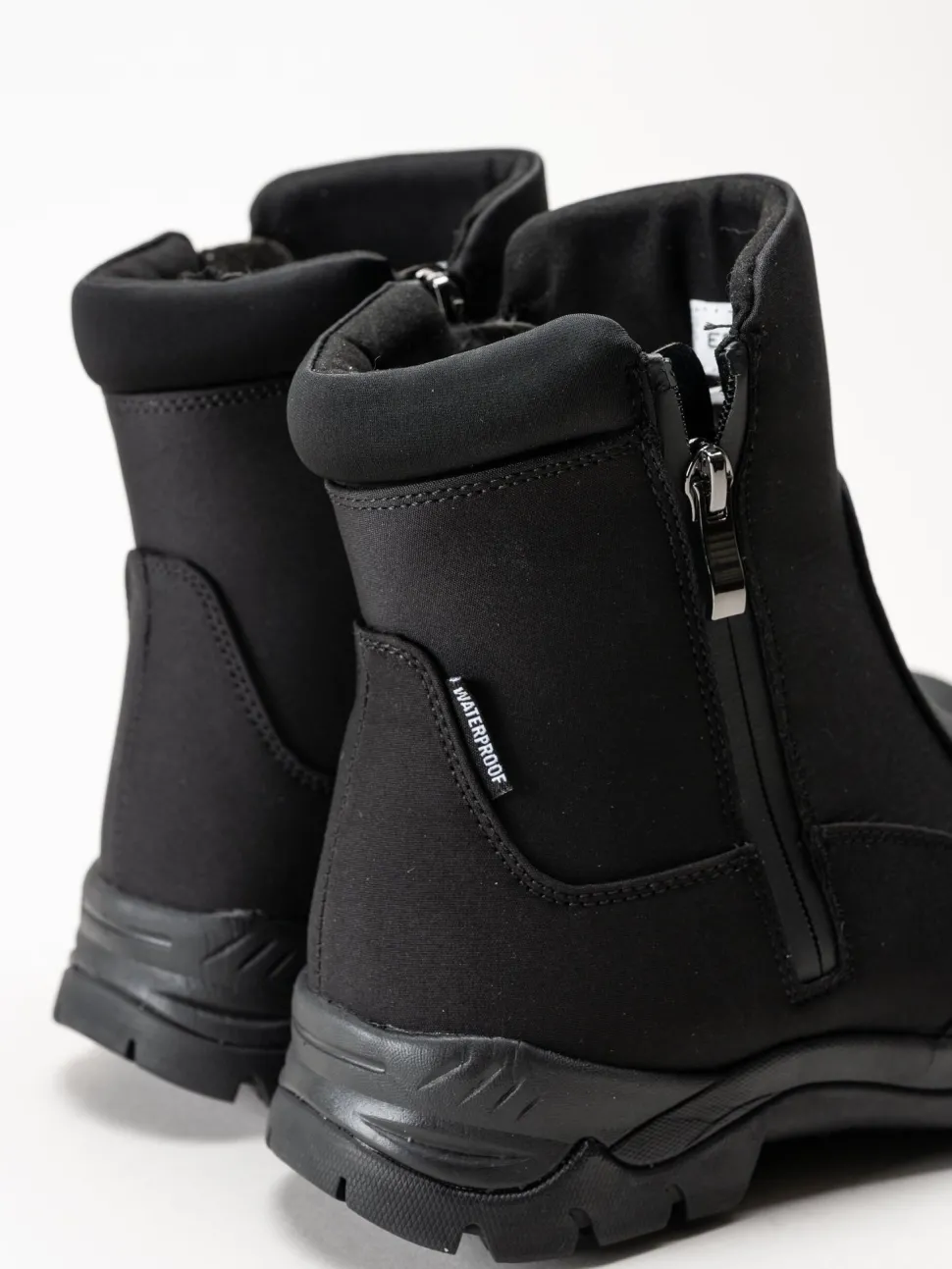Eskimo - Bedford Studs - Svarta fodrade boots med dubbar