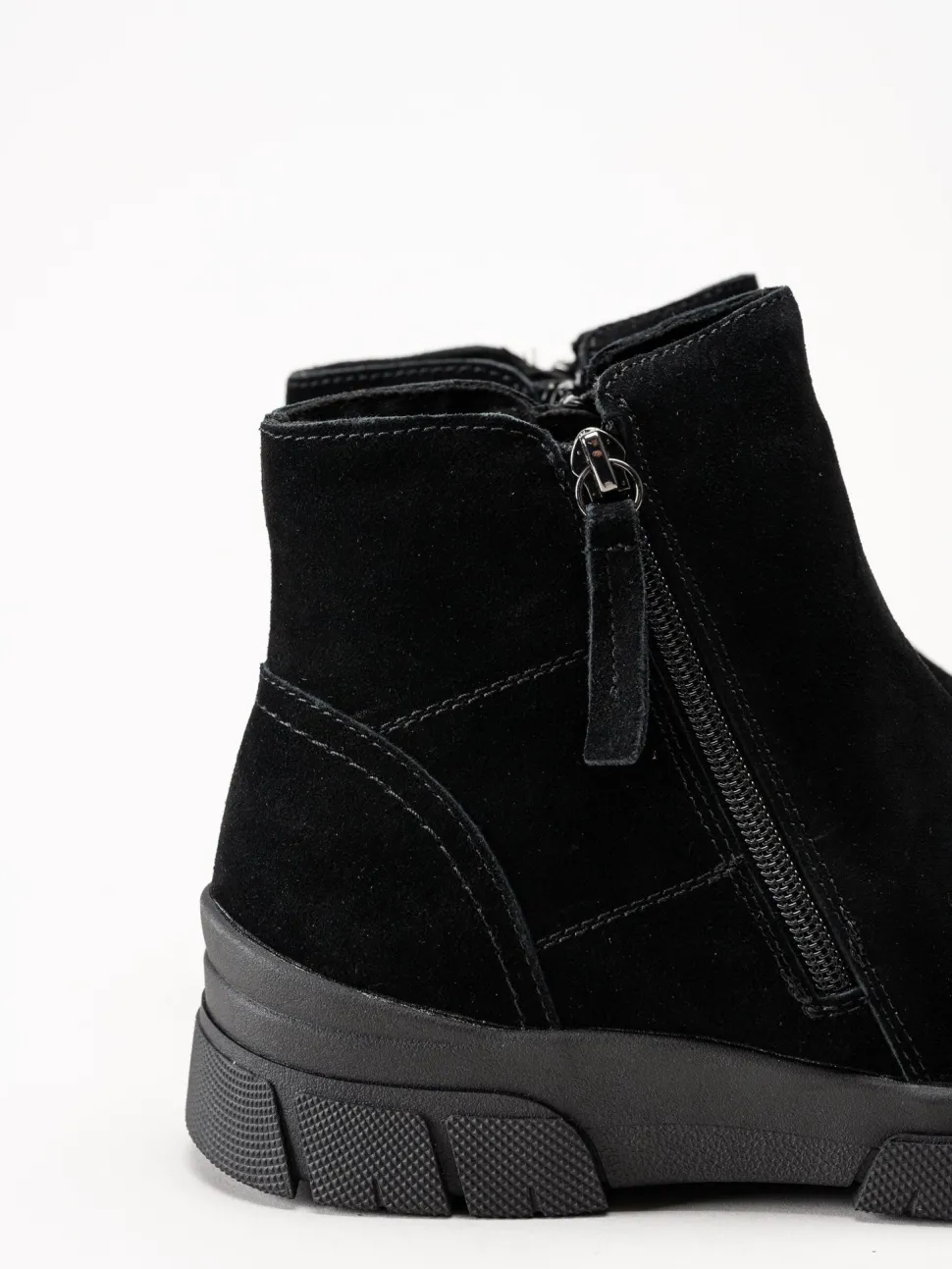 Eskimo - Cheam - Svarta fodrade boots i mocka