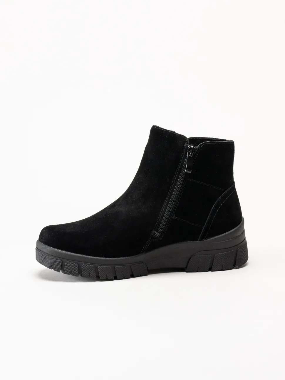 Eskimo - Cheam - Svarta fodrade boots i mocka