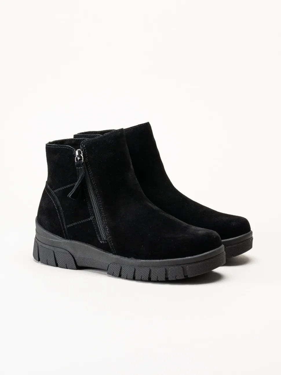 Eskimo - Cheam - Svarta fodrade boots i mocka