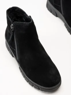 Eskimo - Cheam - Svarta fodrade boots i mocka
