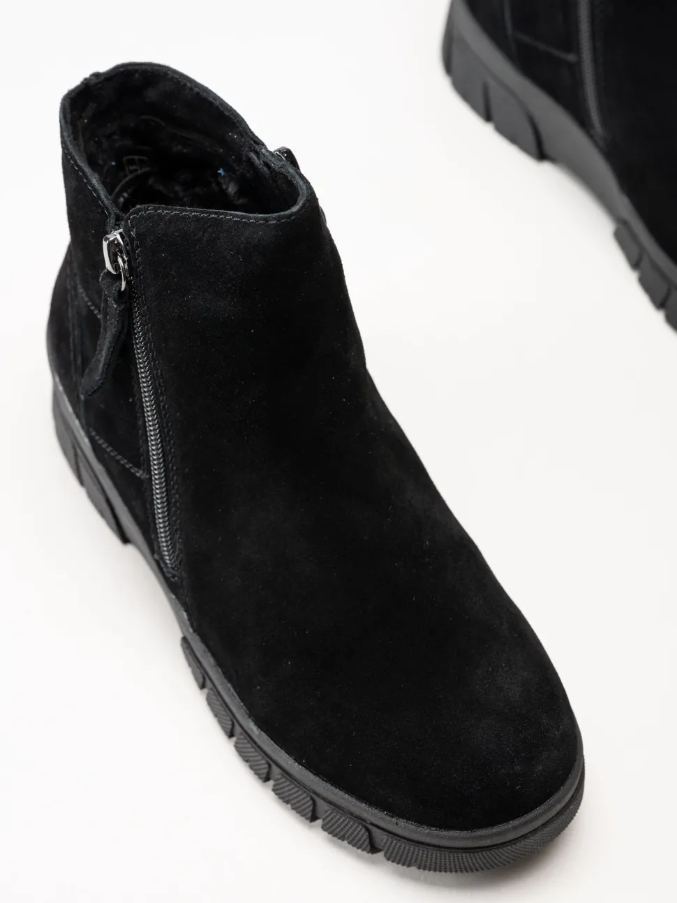 Eskimo - Cheam - Svarta fodrade boots i mocka