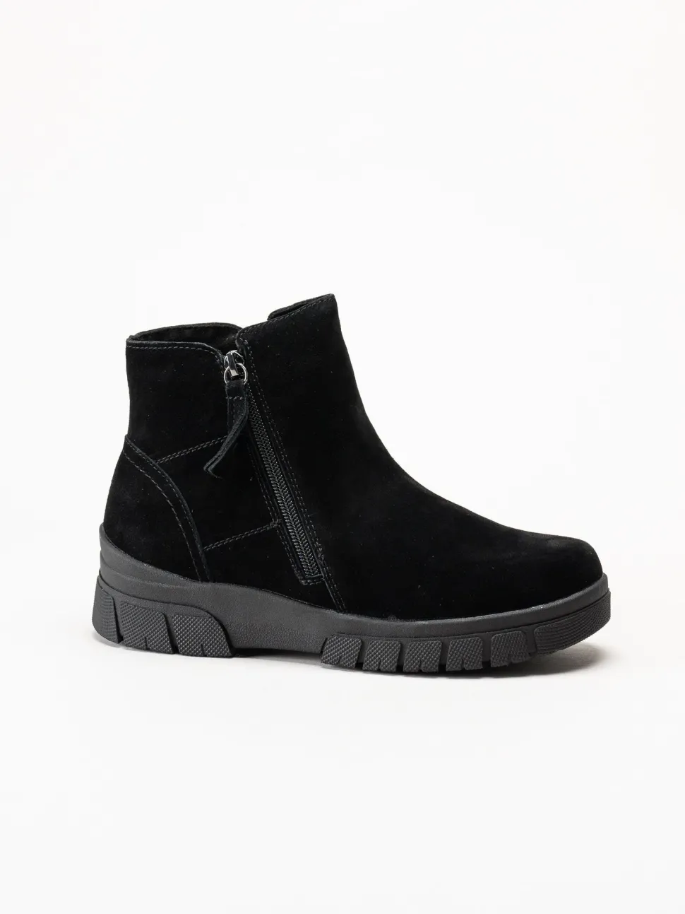 Eskimo - Cheam - Svarta fodrade boots i mocka
