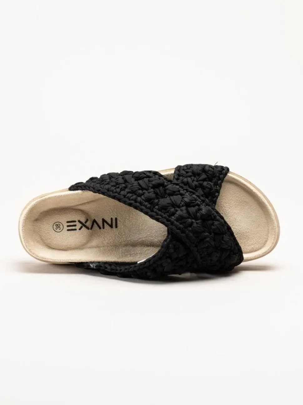 Exani - Leona - Svarta slip in tofflor