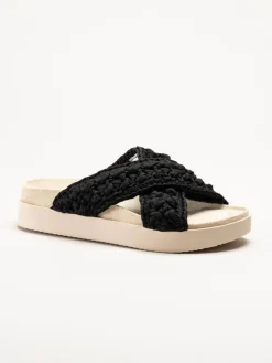 Exani - Leona - Svarta slip in tofflor