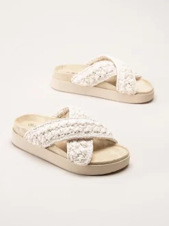 Exani - Leona - Vita slip in tofflor