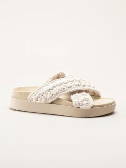 Exani - Leona - Vita slip in tofflor