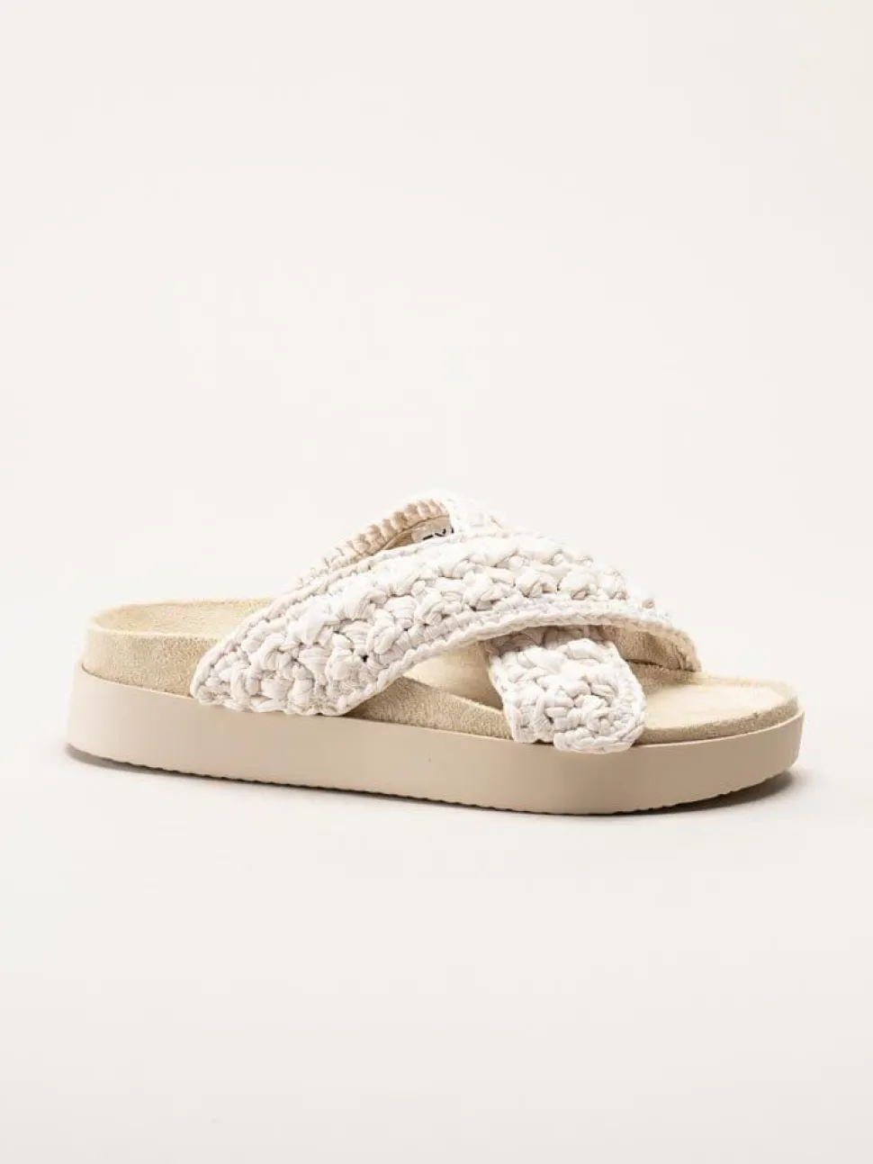 Exani - Leona - Vita slip in tofflor