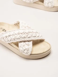 Exani - Leona - Vita slip in tofflor