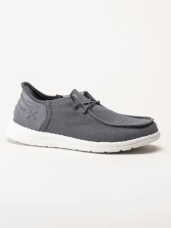 Exani Sports AB - Ocean W - Grå slip on skor i textil