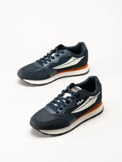 FILA - Hypert - Marinblå sneakers i textil
