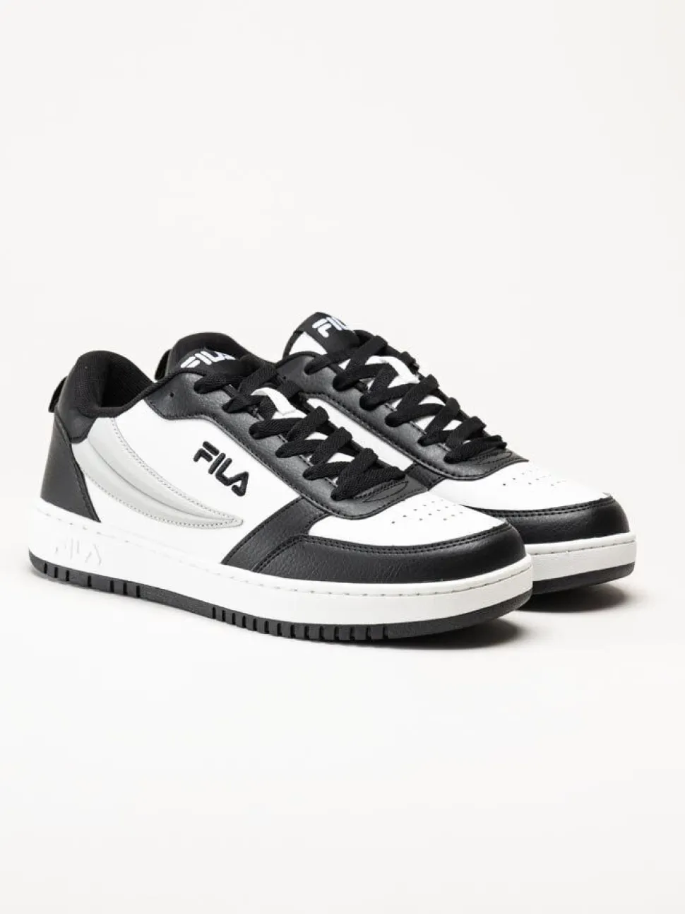 FILA - Rega NF - Svart-vita sneakers i skinnimitation