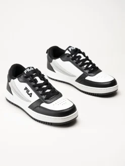 FILA - Rega NF - Svart-vita sneakers i skinnimitation