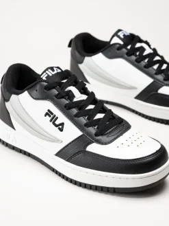 FILA - Rega NF - Svart-vita sneakers i skinnimitation