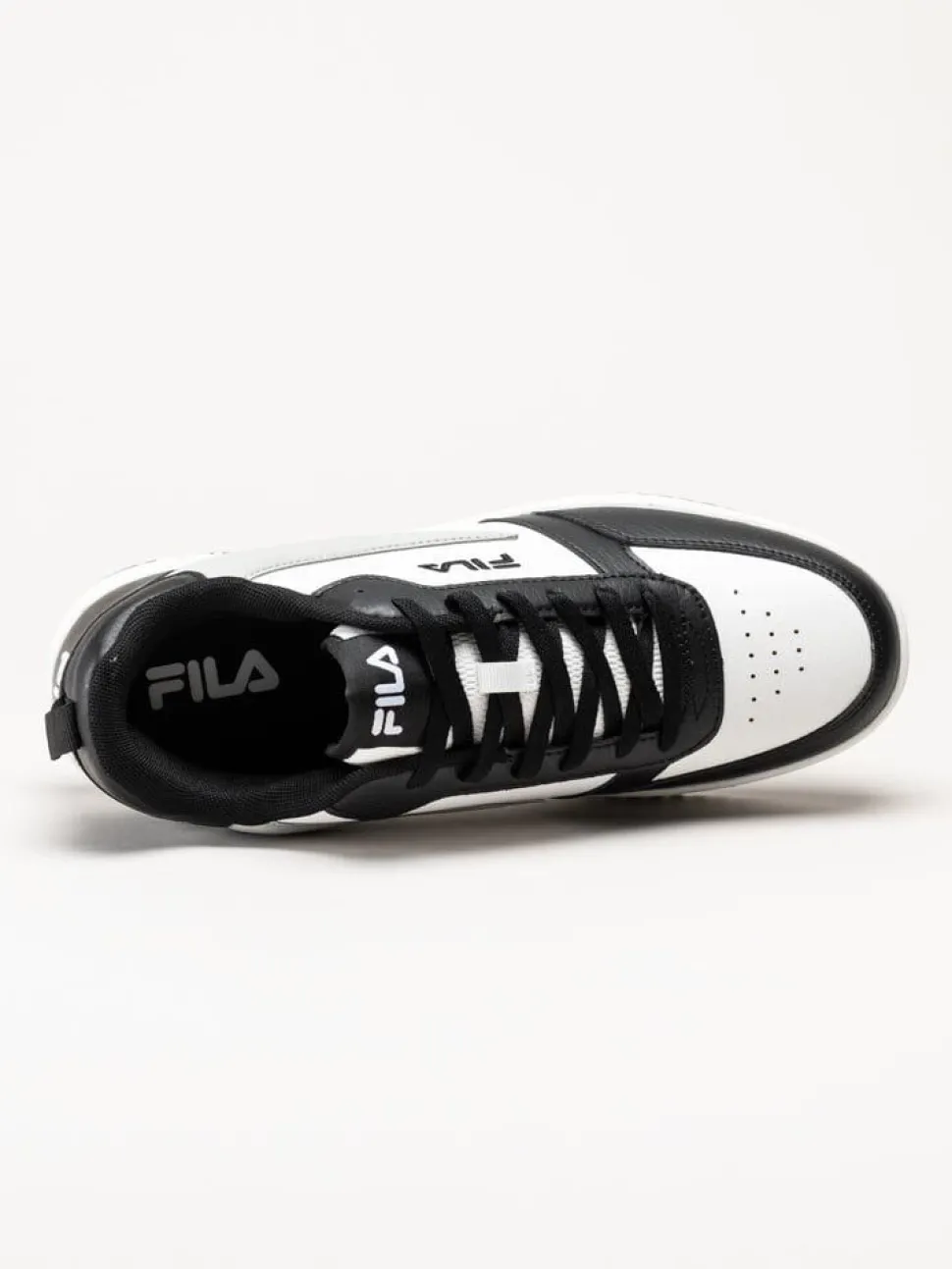 FILA - Rega NF - Svart-vita sneakers i skinnimitation