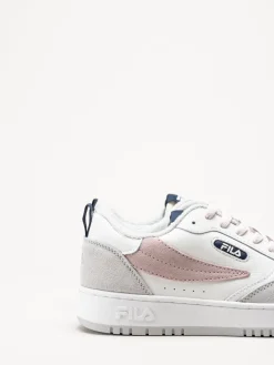 FILA - Riser L - Vita sneakers i skinn och mocka