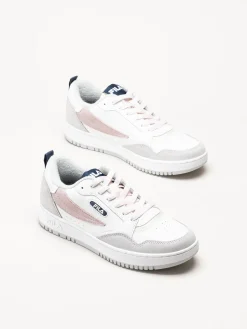 FILA - Riser L - Vita sneakers i skinn och mocka