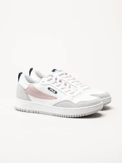 FILA - Riser L - Vita sneakers i skinn och mocka