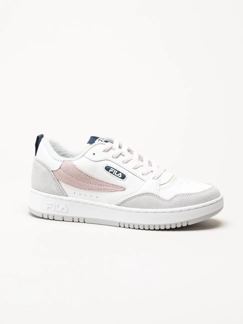 FILA - Riser L - Vita sneakers i skinn och mocka